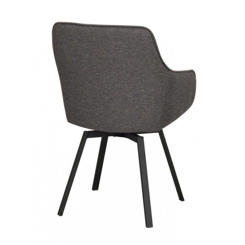 RO Alison Arm Chair Grey/Black